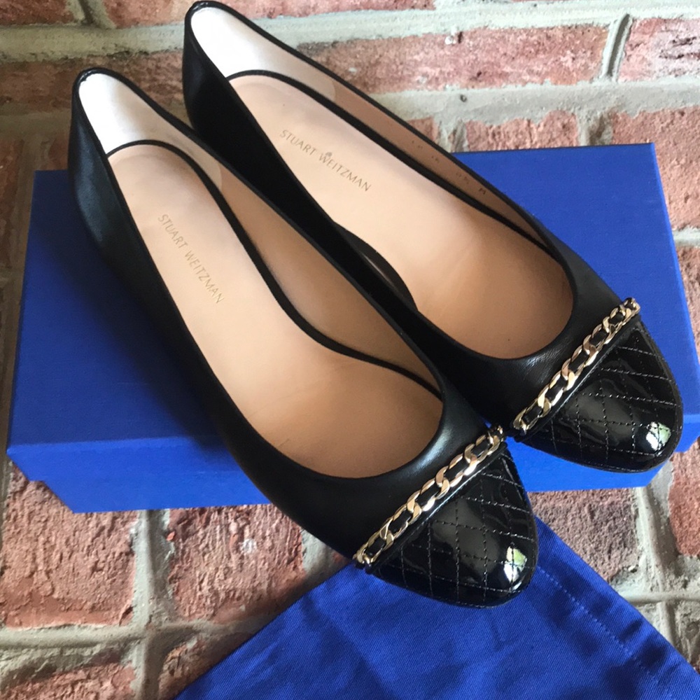 Beautiful Black Flats... worn once indoors.